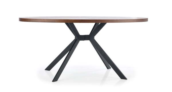 Stůl LARK, ořech/černá