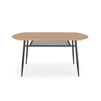 Stůl SURI, zlatý dub/černá