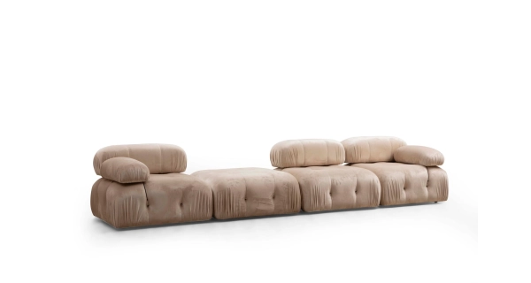 Taburet AMIENS, krémová světlá