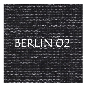 Taburet ARCHUN, černá látka/černá ekokůže