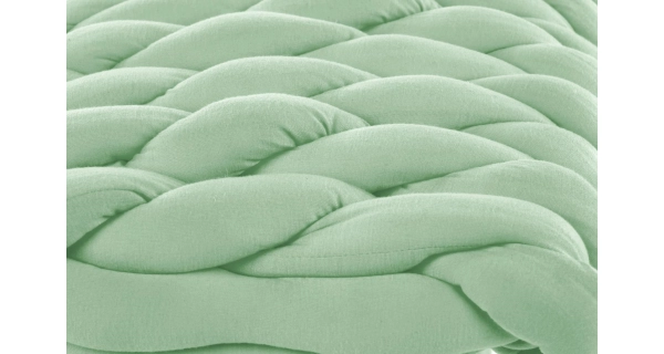 Taburet BOKER, zelená/přírodní