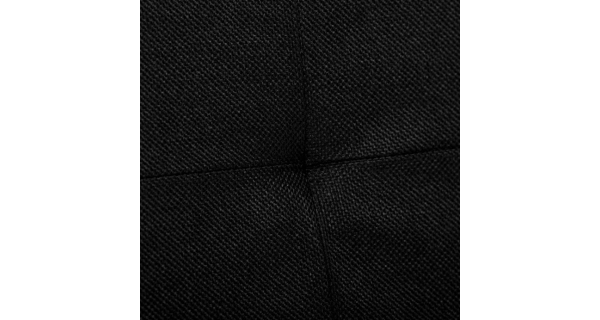 Taburet CANROSPON s úložným prostorem, látka černá