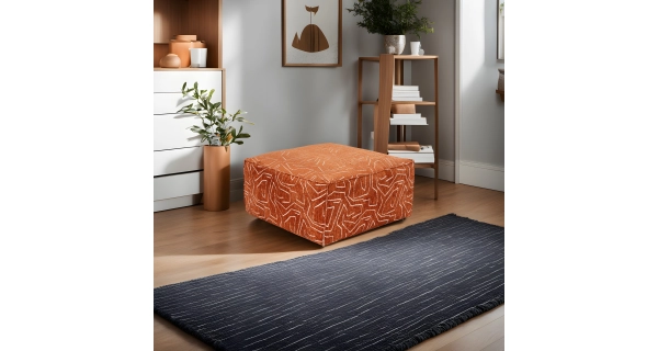 Taburet DRIRIS, oranžová