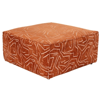 Taburet DRIRIS, oranžová