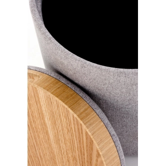 Taburet HARLEM 2ks, šedá