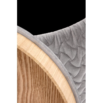 Taburet HUTCH, šedá