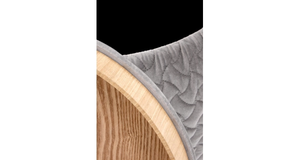 Taburet HUTCH, šedá