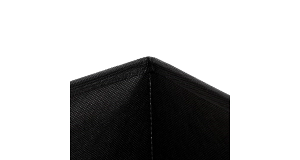 Taburet JORXERZAN s úložným prostorem, látka šedá