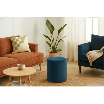 Taburet OPARE, modrá