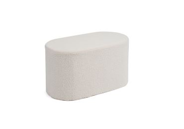 Taburet POPRI, bílá