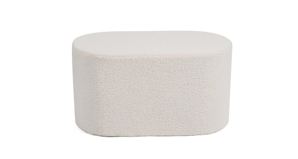 Taburet POPRI, bílá