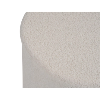 Taburet POPRI, bílá