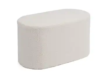 Taburet POPRI, bílá