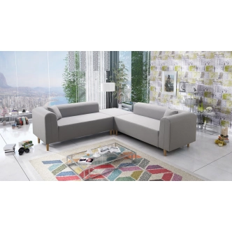 Taburet REMENE, šedá DOPRODEJ