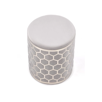 Taburet REMY, světle šedá