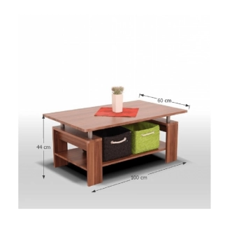 TALAUD konferenční stolek, ořech