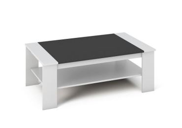 TAYANDU konferenční stolek, bílá/černá