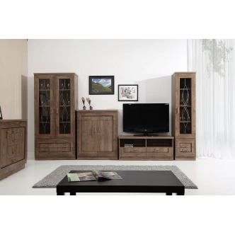 Televizní stolek ACHAO, dub lefkas