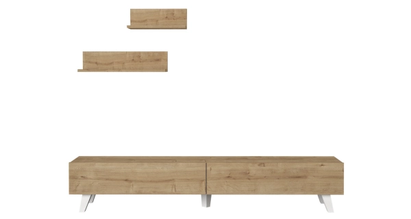 Televizní stolek ALBORZ se dvěma policemi, sapphire