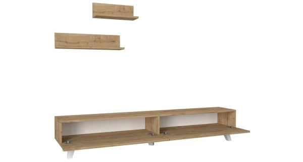 Televizní stolek ALBORZ se dvěma policemi, sapphire