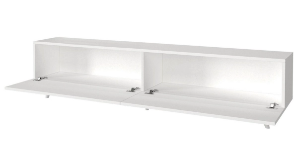 Televizní stolek ALLALIN, bílý