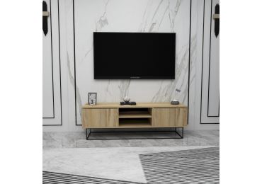 Televizní stolek ARMANDO 140 cm, dub/černá