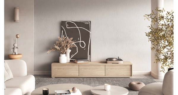 Televizní stolek CELESTIN I, olejovaný dub