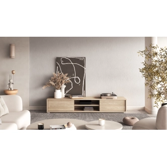 Televizní stolek CELESTIN III, olejovaný dub