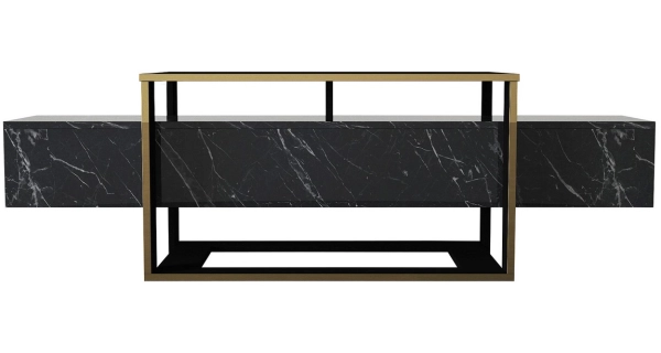 Televizní stolek CETATUIA, marble