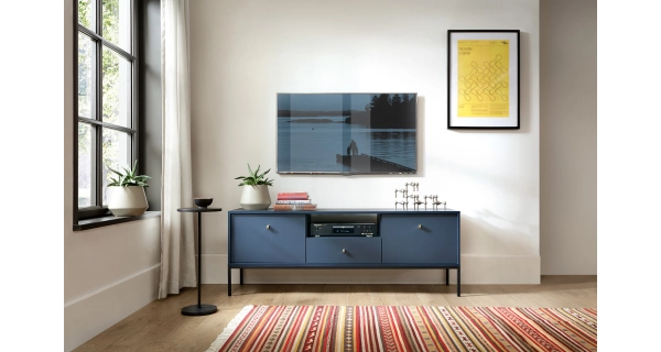 Televizní stolek CORANICA, modrá