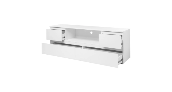 Televizní stolek DAGLARI, bílý
