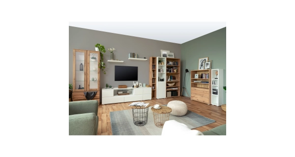 Televizní stolek DAGLARI, bílý