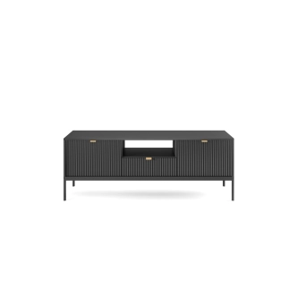 Televizní stolek DIPETALA, černá