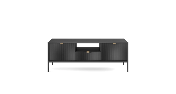 Televizní stolek DIPETALA, černá