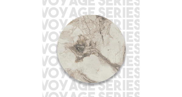 Televizní stolek GLENTOR, mramor/zlatá