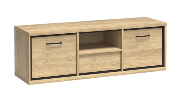 Televizní stolek IPPOLITO 1, dub hickory