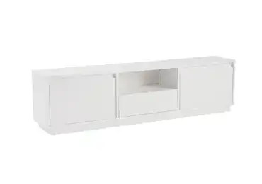 Televizní stolek KALLAN, bílá