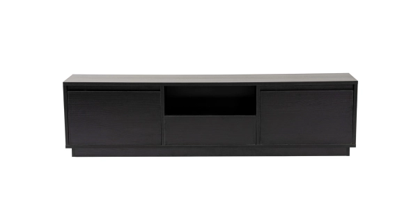 Televizní stolek KALLAN, černé dřevo