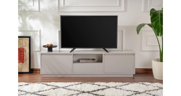 Televizní stolek KALLAN, šedá