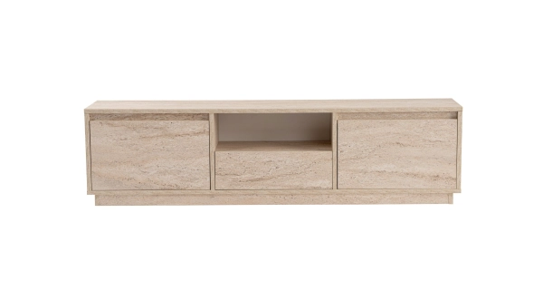 Televizní stolek KALLAN, travertin