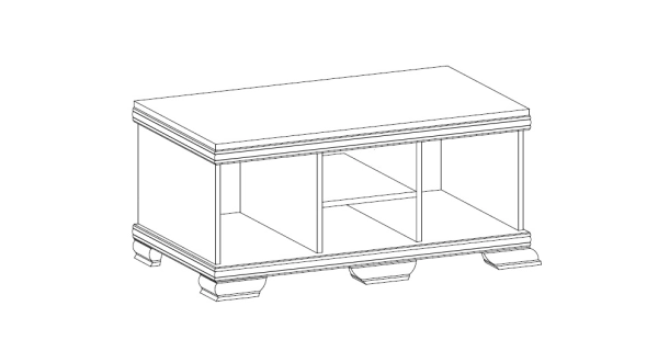 Televizní stolek MONEDULA 2, samoa king