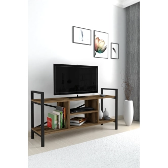 Televizní stolek MORHAL, černá/lydia