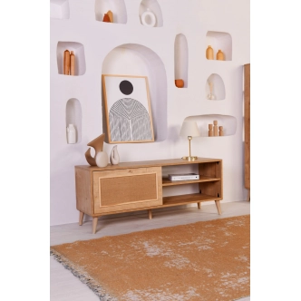 Televizní stolek NALVON typ 1, dub