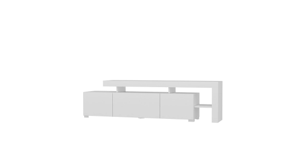 Televizní stolek POLMIR, bílá