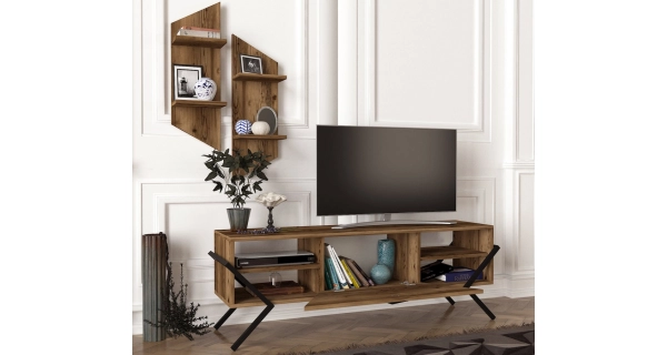 Televizní stolek s policemi LORELIA, lydia