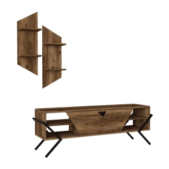 Televizní stolek s policemi LORELIA, lydia