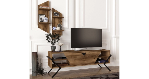 Televizní stolek s policemi LORELIA, lydia