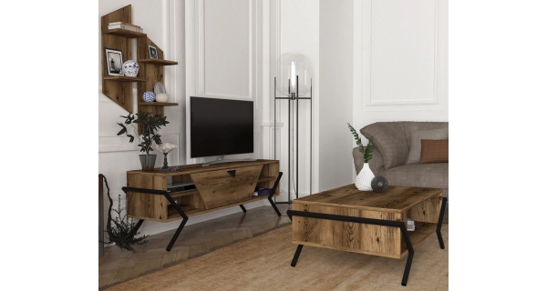 Televizní stolek s policemi LORELIA, lydia