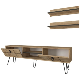 Televizní stolek s policemi OVIDIUS, sapphire