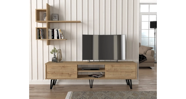 Televizní stolek s policí MUSA, sapphire